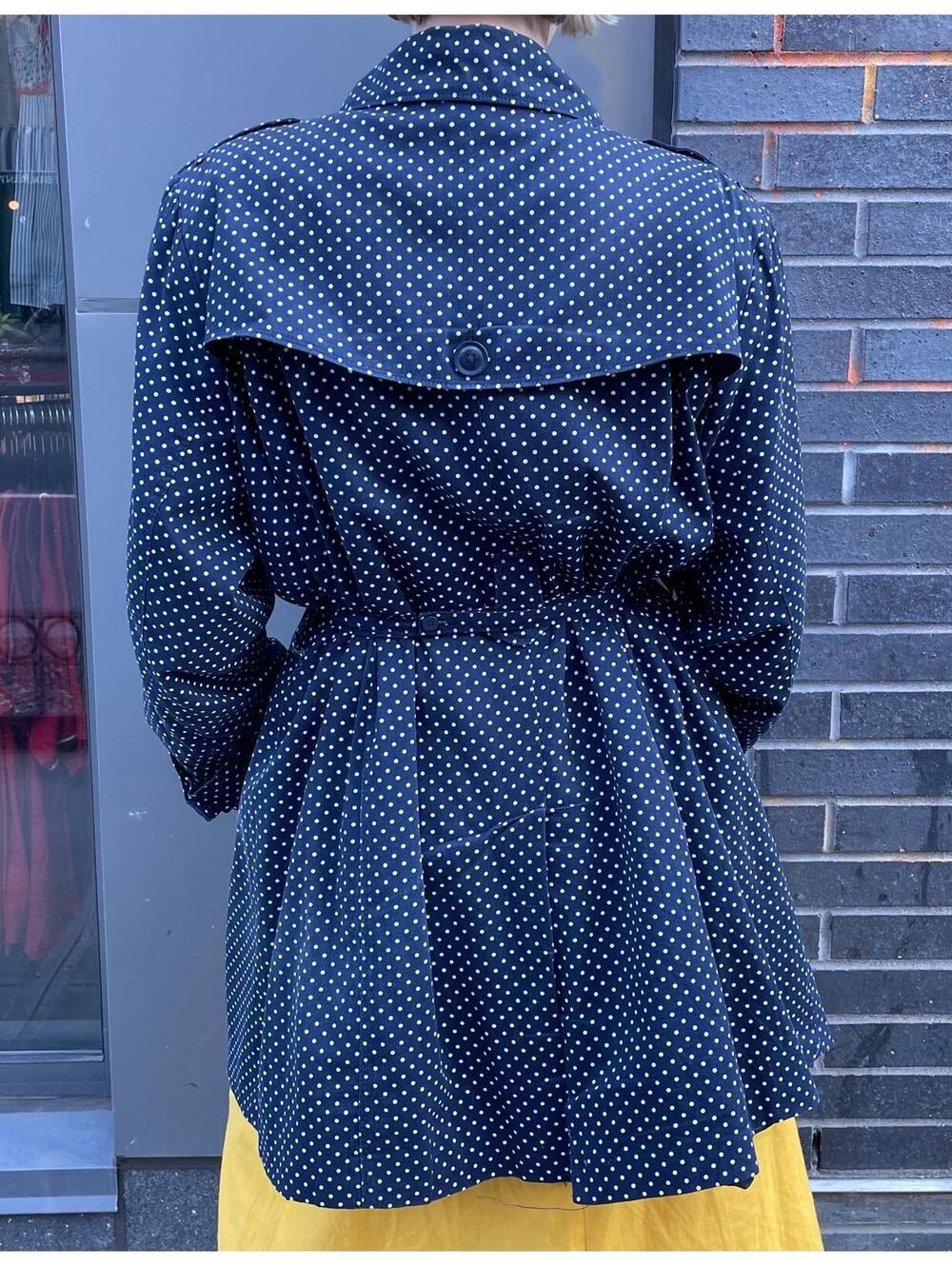 Polka Dot London Fog Trenchcoat